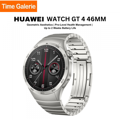 HUAWEI Watch GT4 46mm - Grey Stainless Steel Men Smart Watch